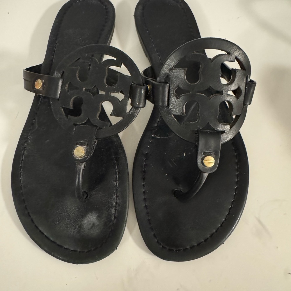 Tory Burch Miller black leather sz 9.5